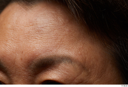 Face Hair Skin Woman Asian Slim Wrinkles Studio photo references